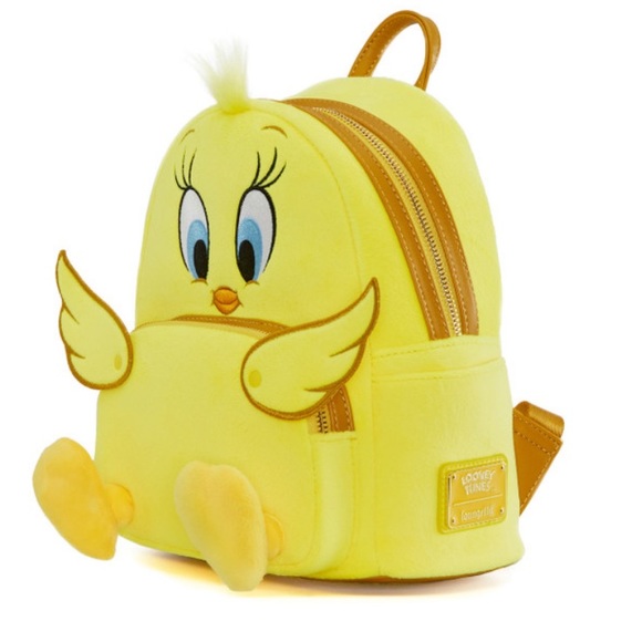 Loungefly Looney Tunes Tweety Bird Backpack Bag Purse 80th Anniversary NWT - Picture 6 of 16